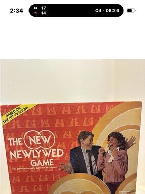 Vintage The New Newlywed Game 1986 Pressman For 2 To 4 Adult Couples NEW SEALED